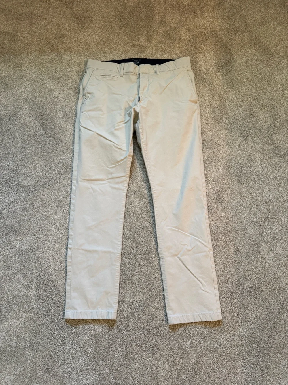 J. Crew Men’s Slim Pant in Light Beige